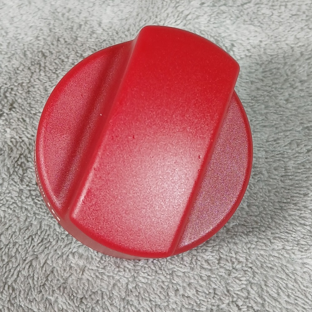 Wolf Gas Range Burner Control Knob Red 822197 KIP 5J42 Replacement